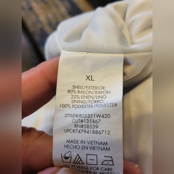 Speechless Blue and White Stripped Dress. Size XL (Junior) - Picture 5 of 5